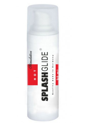 Возбуждающий лубрикант на водной основе Splashglide Hot Stimulative - 30 мл.