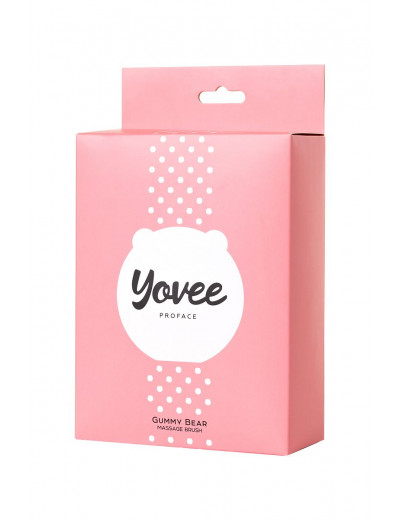 Розовый силиконовый массажер для лица Yovee Gummy Bear