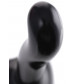 Черный стимулятор для пар P G-Spot Dildo Size M - 18 см.