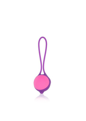 Фиолетово-розовый вагинальный шарик Cosmo