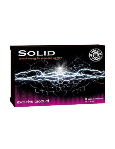 Возбуждающие капли унисекс Solid - 10 монодоз (2,5 мл.)