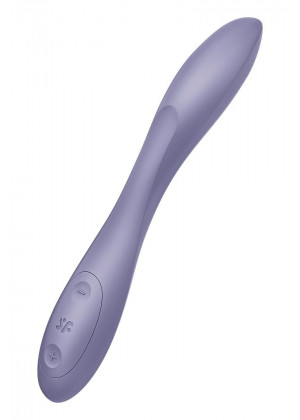 Сиреневый гибкий вибратор Satisfyer G-Spot Flex 2 - 19,5 см.