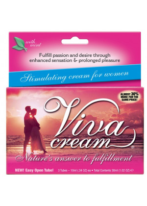 Стимулирующий крем VivaCream для женщин - 30 мл.