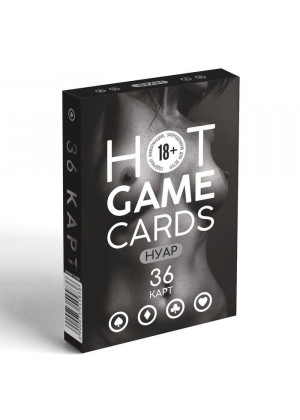 Игральные карты HOT GAME CARDS НУАР - 36 шт.