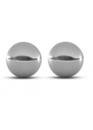 Серебристые вагинальные шарики Gleam Stainless Steel Kegel Balls