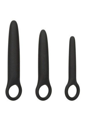 Набор из 3 черных анальных расширителей Boundless Dilator Trio