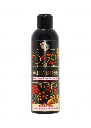 Интимный гель-смазка WET ROSE - 200 мл.