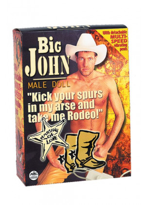 Надувная секс-кукла Big John с виброфаллосом
