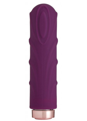 Фиолетовая вибропуля Love Sexy Silky Touch Vibrator - 9,4 см.