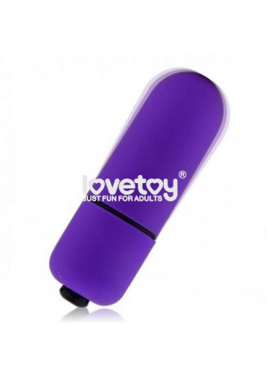 Фиолетовая вибропуля X-Basic Bullet Mini 10 speeds - 5,9 см.