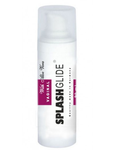Ухаживающий лубрикант на водной основе Splashglide Vaginal With Aloe Vera - 30 мл.