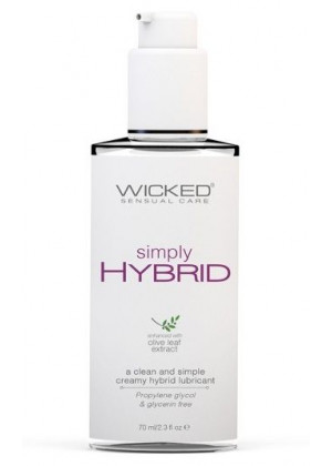 Водно-силиконовый лубрикант Wicked Simply HYBRID - 70 мл.