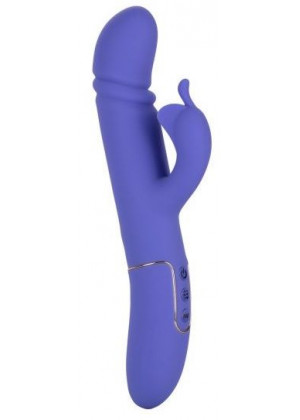 Фиолетовый вибратор-кролик Shameless Seducer - 25,5 см.