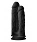 Черный анально-вагинальный фаллоимитатор Double Penetrator - 19,5 см.