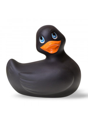Чёрный вибратор-утенок I Rub My Duckie