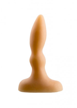 Анальный стимулятор телесного цвета Beginners p-spot massager - 11 см.