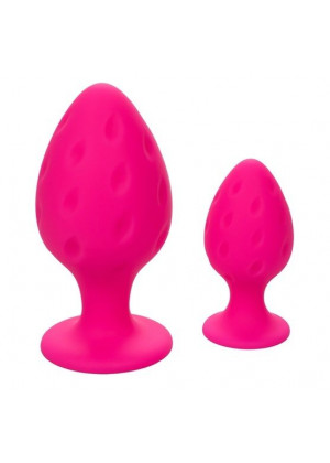 Набор из двух розовых анальных пробок Cheeky