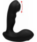 Черный стимулятор простаты Alpha-Pro 7X P-Milker Silicone Prostate Stimulator with Milking Bead