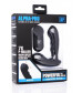 Черный стимулятор простаты Alpha-Pro 7X P-Milker Silicone Prostate Stimulator with Milking Bead