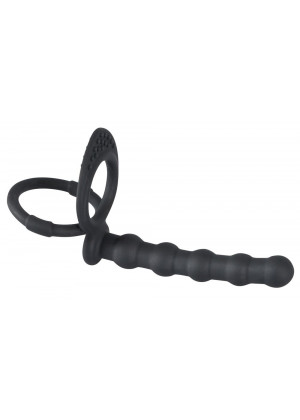 Насадка на пенис для двойного проникновения Cock   ball ring