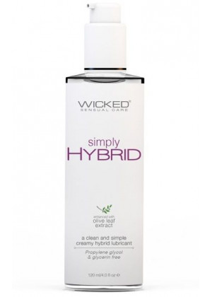 Водно-силиконовый лубрикант Wicked Simply HYBRID - 120 мл.
